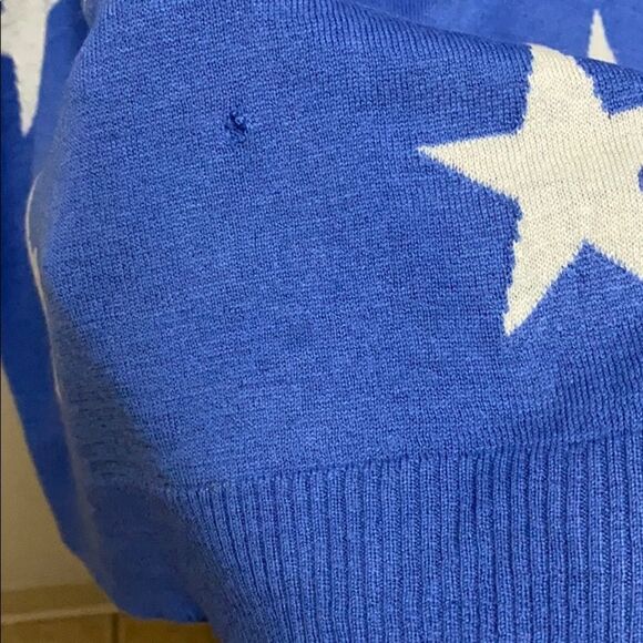 Zoe Karssen Loose Fit Stars Sweater Medium - Picture 5 of 5
